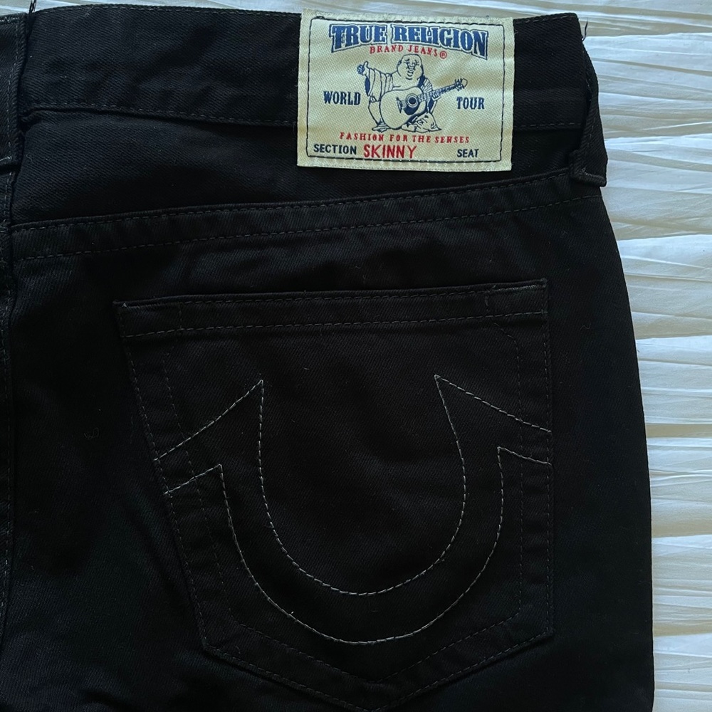 True Religion Rocco Black Skinny Jean